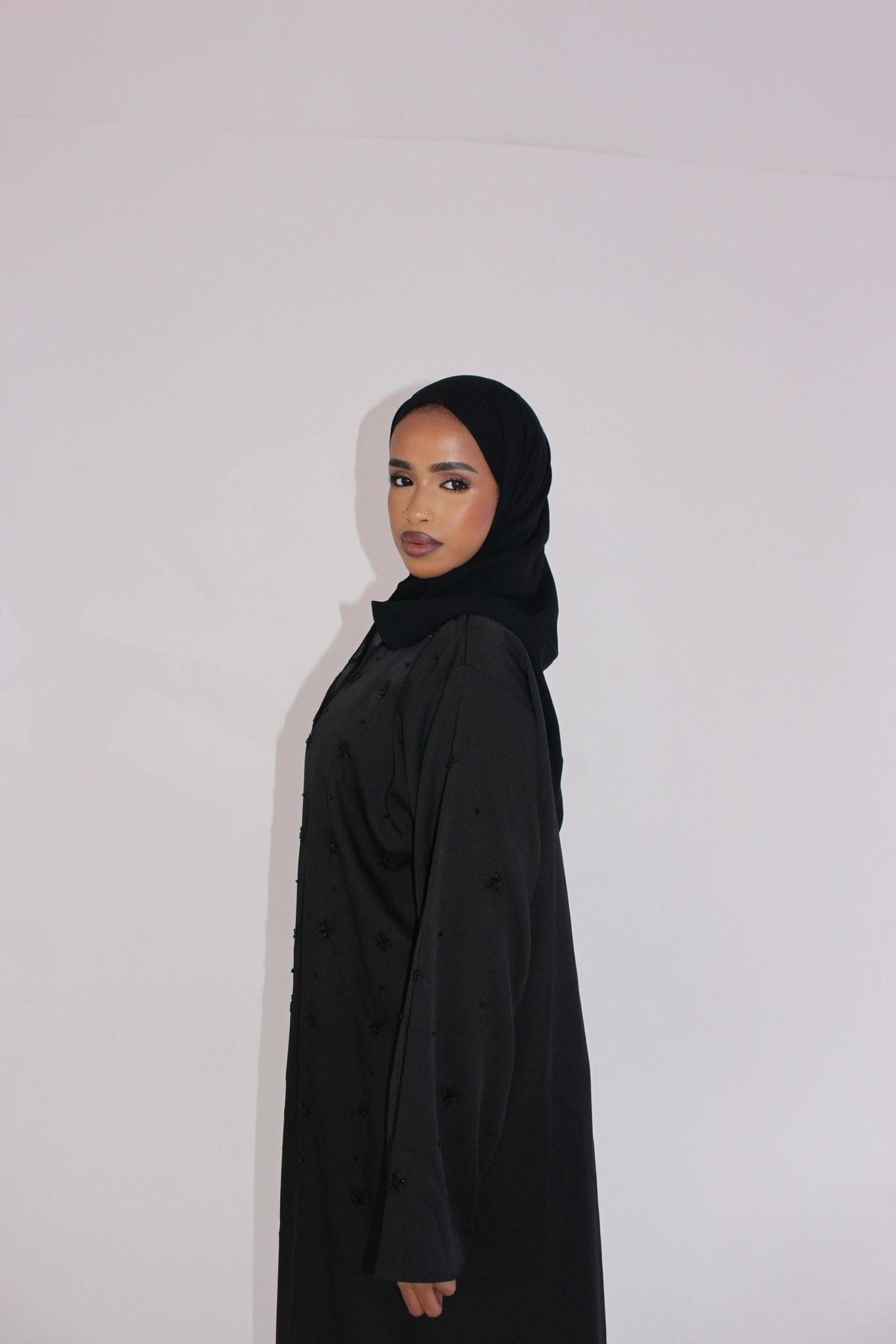 Ivory Radiance Abaya