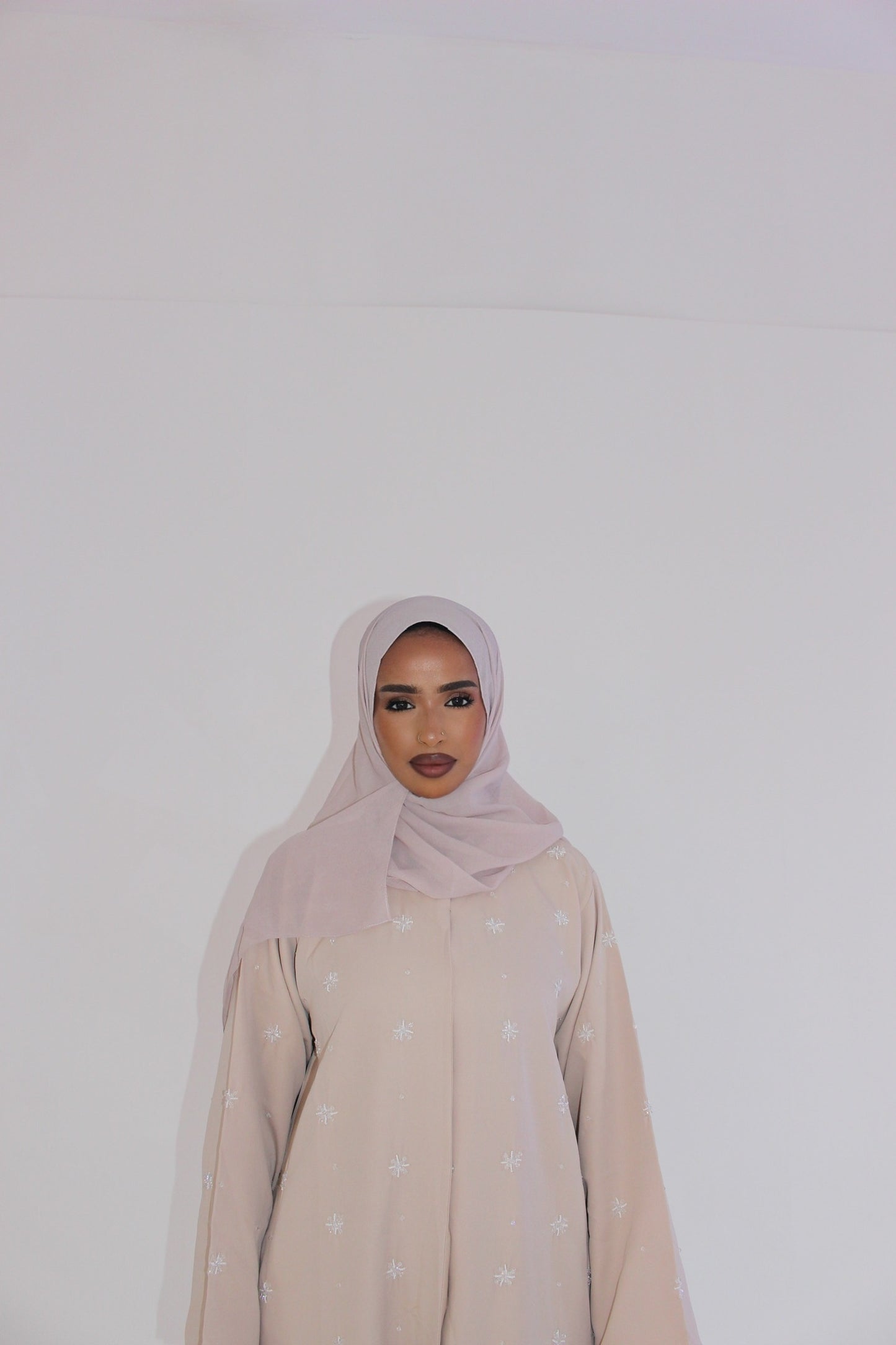 Ivory Radiance Abaya