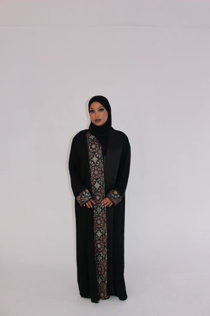 Safa Floral Abaya