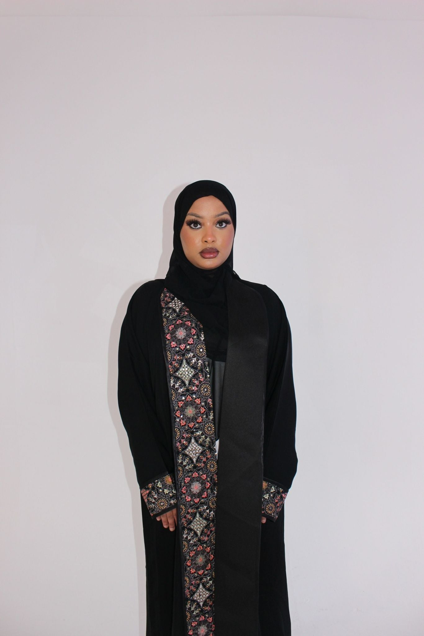 Safa Floral Abaya