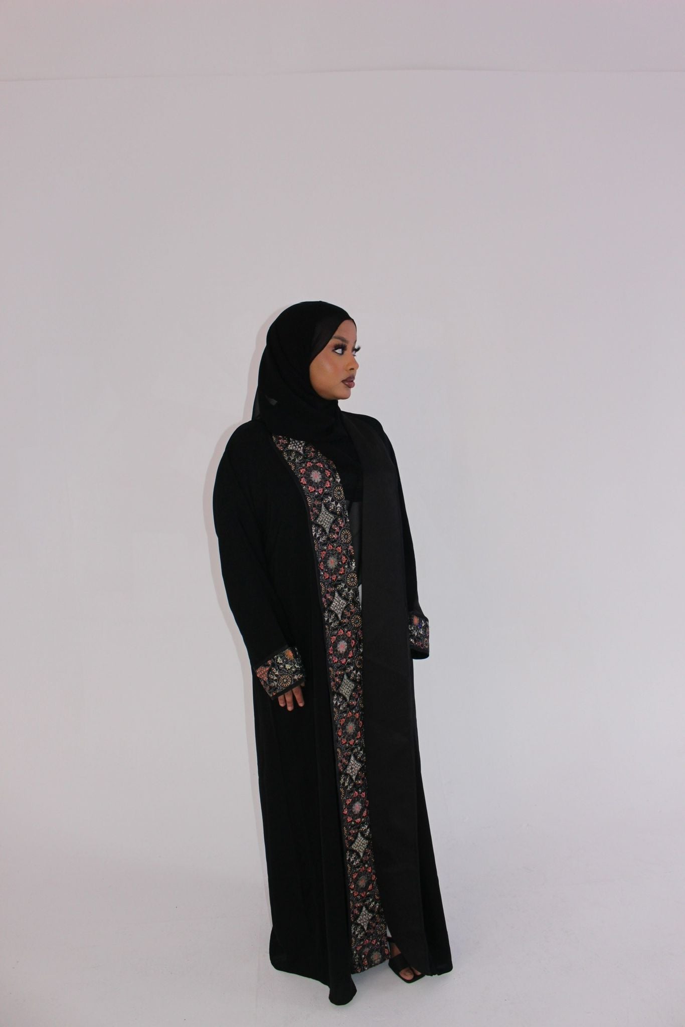 Safa Floral Abaya