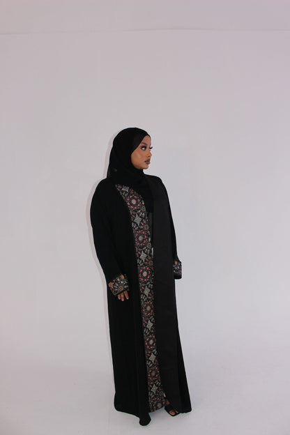 Safa Floral Abaya