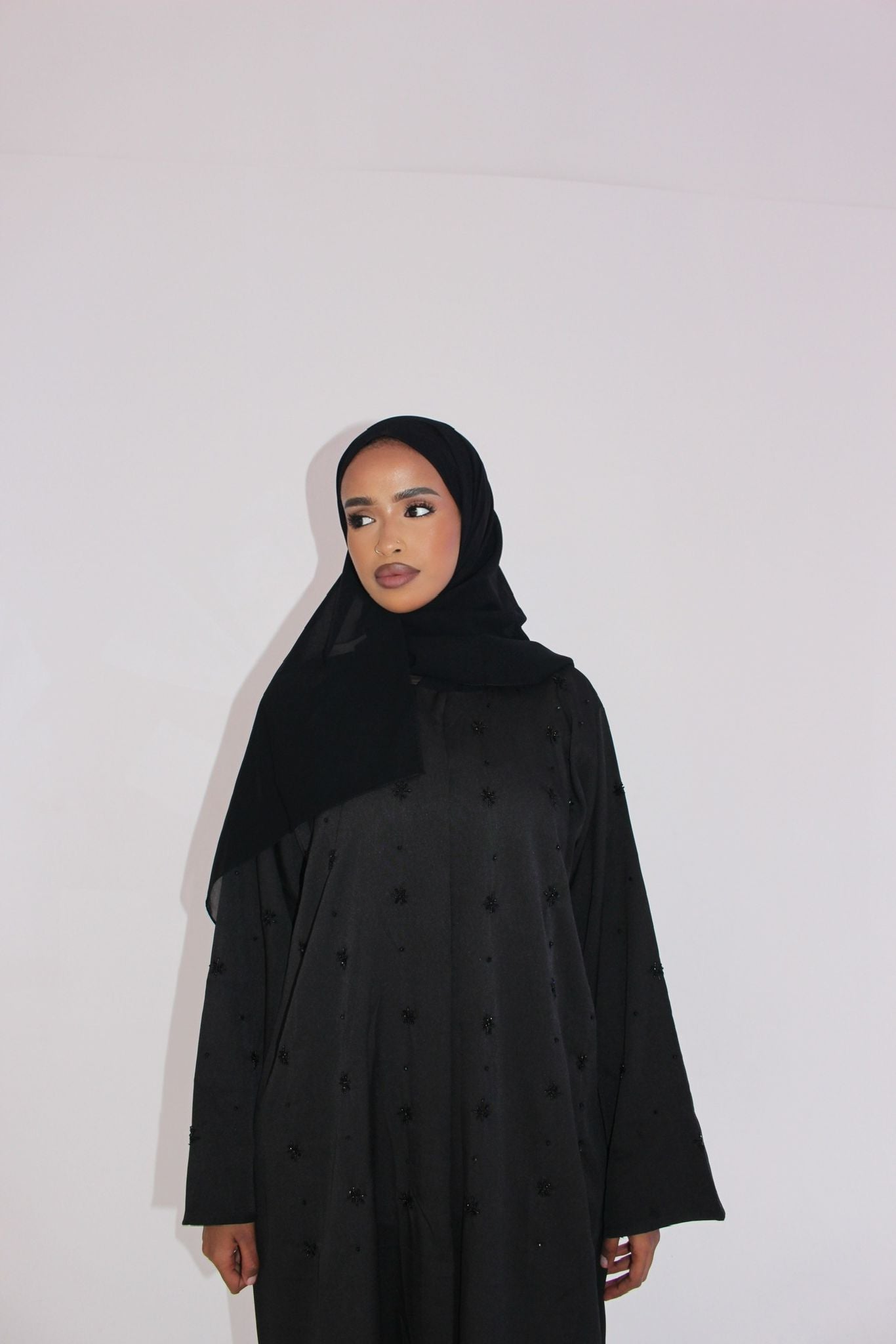 Ivory Radiance Abaya