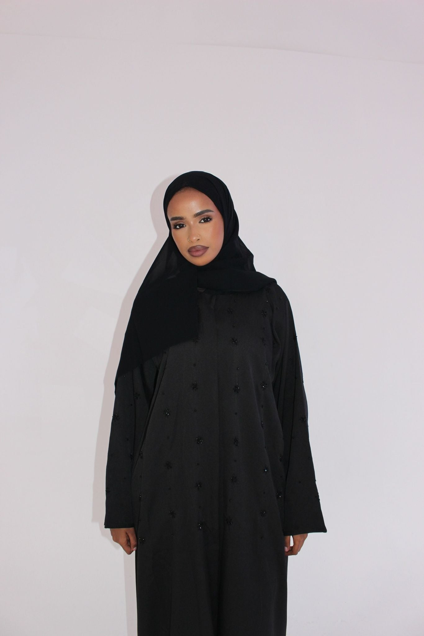 Ivory Radiance Abaya