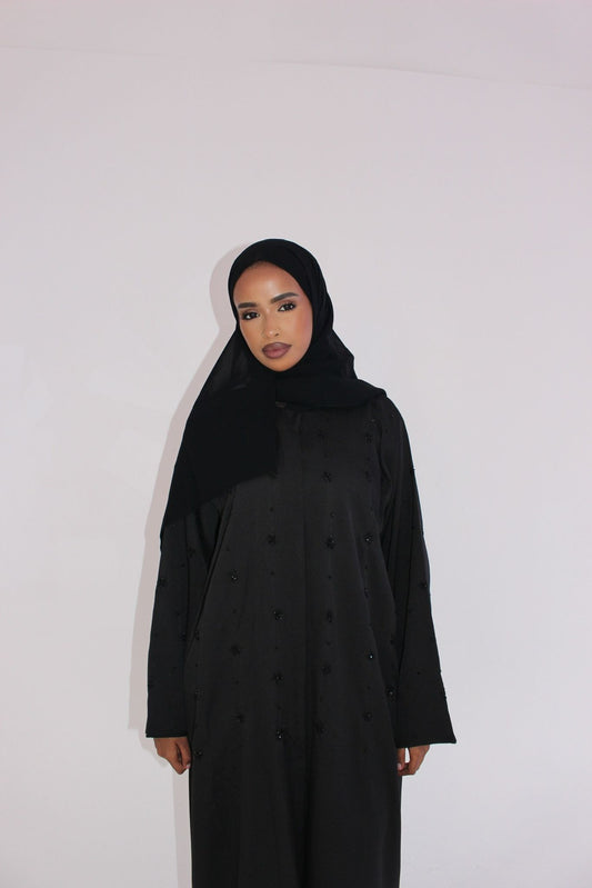Ivory Radiance Abaya